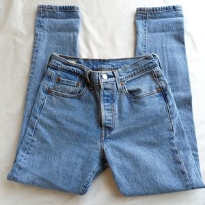 Levi's 501 High Rise Skinny Jeans